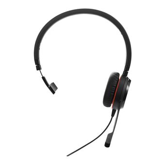 Jabra Evolve 30 II Mono - Micro-casque - sur-oreille - remplacement - filaire - jack 3,5mm - 1