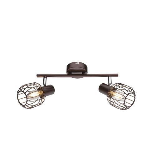 GLOBO LIGHTING Spot couleur bronze - Chrome marron - 325 mm x 150 mm