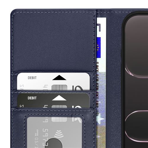 Étui Mayaxess Pour IPhone 14 – Coque Détachable Bleu Nuit, Neuf