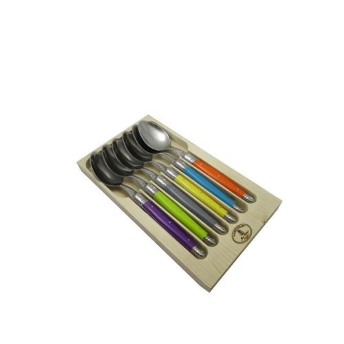 Coffret de 6 cuillères de table trendy mix jean dubost 97103