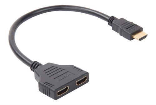 SYS Prise HDMI 1 mâle vers Double HDMI 2 femelle Y adaptateur de