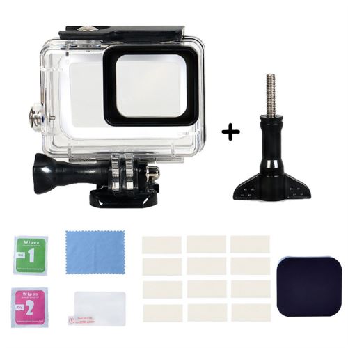 Pour GoPro Hero7 Noir / 6/5 plongée sous-marine Boîtier étanche Boîtier de protection Shell 45m ZPP81114006