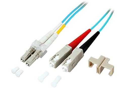EFB Elektronik o0314.0,5 0.5 m 2 x LC 2 x LC Turquoise Câble de Fibre Optique – Câble de Fibre Optique (2 x LC, 2 x LC, Turquoise, Male Connector/Male Connector, OM3, multimode)