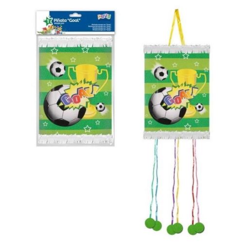 1 pinata a tirer football foot jeu d'ambiance pour anniversaire fete
