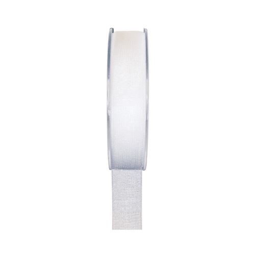 ruban organdi 7mm*20m - blanc