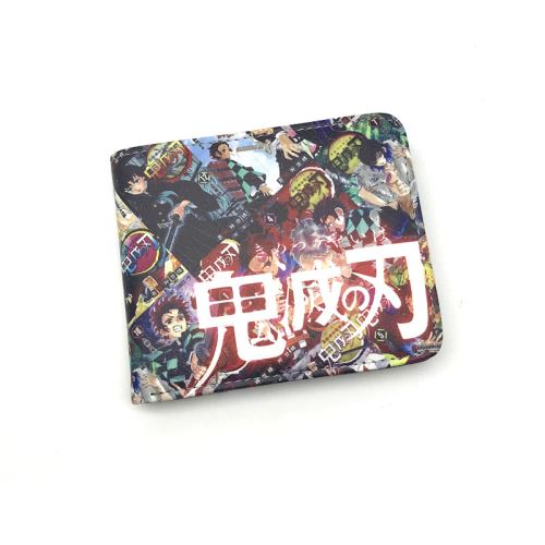 Oem Multicolore Portefeuille En Pu Cuir - Cadeaux Personnalisés - Demon Slayer #529 - Image 1