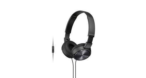 SONY Casque pliable avec microphone mdr-zx310apb noir 
