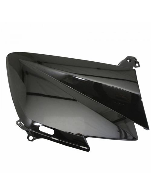Carenage-tablier av maxiscooter adaptable yamaha 530 tmax 2012+2014 noir brillant (partie gauche) -p2r-