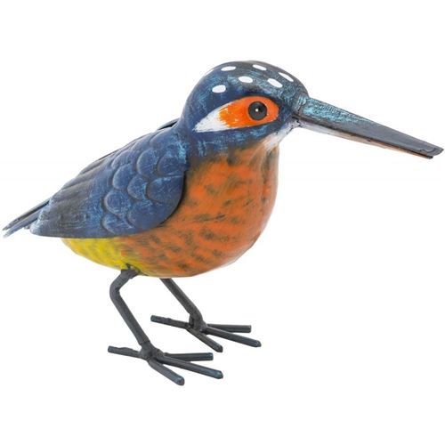 Fountasia - Martin-pêcheur en métal 12 cm