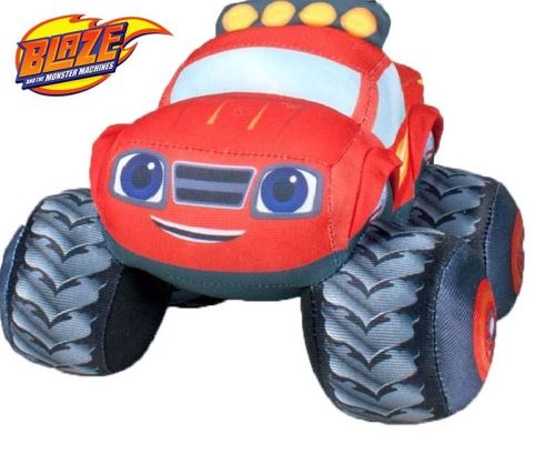 Blaze peluche voiture en tissus douce 14 cm