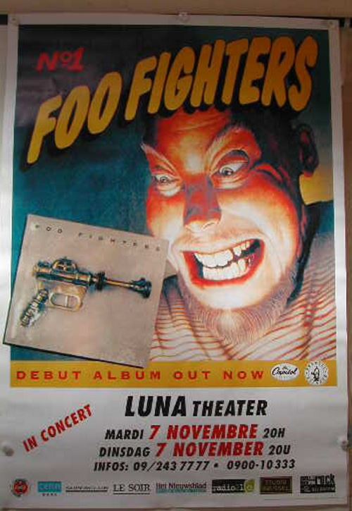 Foo Fighters - 68x98 cm - AFFICHE / POSTER