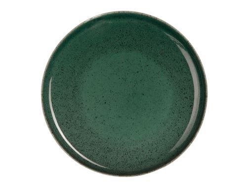 Assiette à dessert en grès D21cm vert - Lot de 6 SAISONS ALGO