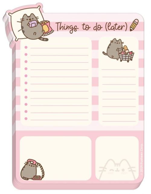 Blueprint Collections Sous-main Pusheen 52 feuilles rose/crème