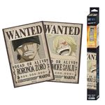 ABYstyle - One Piece - Set 2 Chibi Posters - Wanted Zoro & Sanji (52x35)