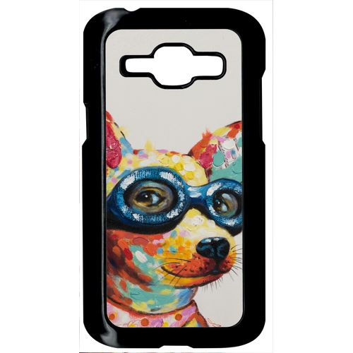 Coque Peinture Chihuahua À Lunette Compatible Samsung Galaxy J1 Transparent