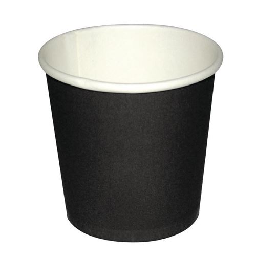 Gobelets noirs espresso 120mlx1000