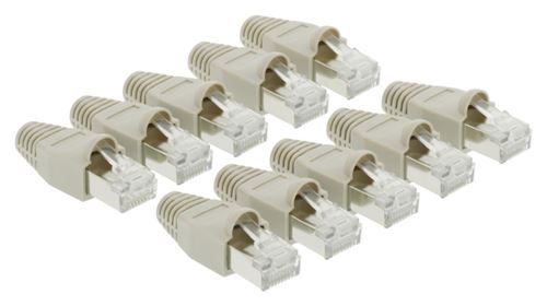 König KNC89355E Connecteur Rj45 Solide Utp Cat6 Mâle Gris