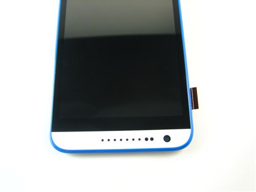 For HTC Desire 620G FULL Touch VITRE TACTILE Screen Ecran + LCD Display + Dark Blue Frame~White Blanc
