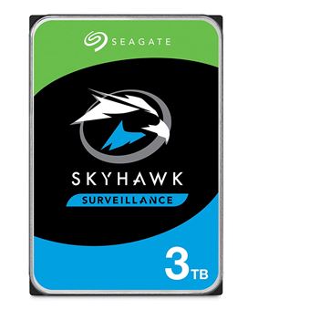 Seagate SkyHawk Surveillance HDD ST3000VX009 - Disque dur - 3 To - interne - 3.5&quot; - SATA 6Gb/s - mémoire tampon : 256 Mo - 1