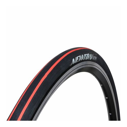 Pneu route 700 x 25 newton e-01 noir liserets rouge ts (25-622) 62tpi