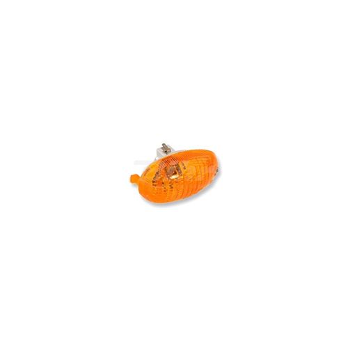 Clignotant scoot adaptable piaggio 50 typhoon 1993+2003, nrg 1994+1998, ntt 1995+1999 orange av gauche (homologue ce)