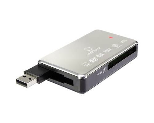 Lecteur de carte mémoire externe renkforce cs523 ecn usb 2.0 argent