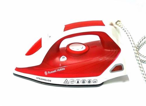 Russell Hobbs - 22060-10 - Fer vapeur Steamglide Pro 2600 W - Rouge