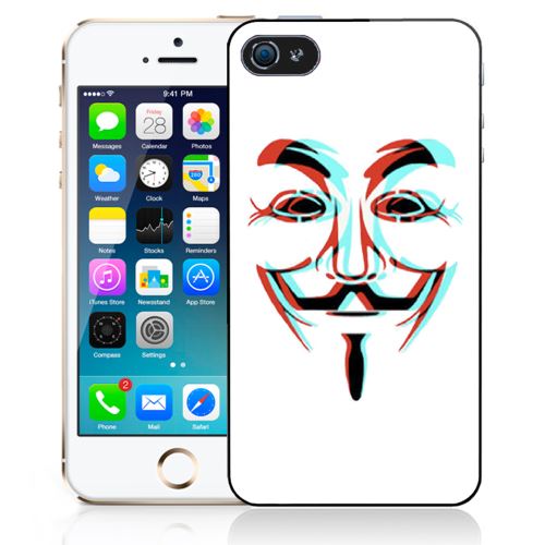 Coque pour iPhone 4/4S anonymous 3d