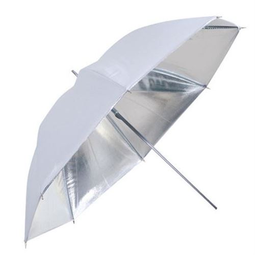 BRESSER SM-04 Parapluie réflecteur blanc/argenté 109cm