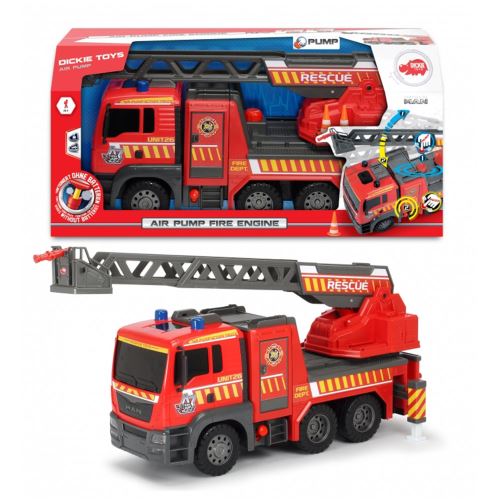 Dickie 203809007 Air Pump Fire Engine - Camion de pompiers