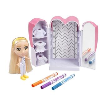 Jeu créatif Crayola Poupée à personnaliser Color n style Friends Catwalk