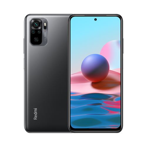 Smartphone Xiaomi Redmi Note 10 4GB+64GB 6.43 Double SIM Version Globale Gris Onyx