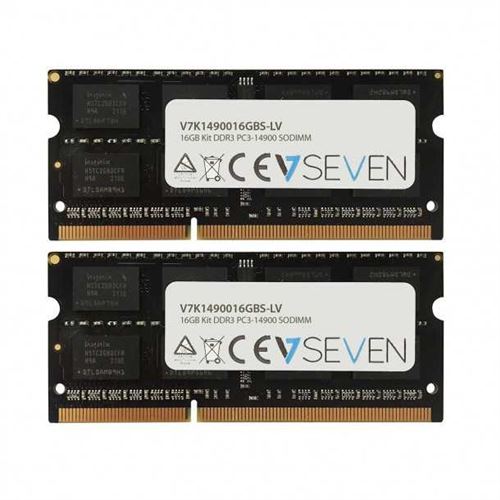 v7 2x8gb kit ddr3 1866mhz cl13 mem sodimm pc3l-14900 1.35v noir
