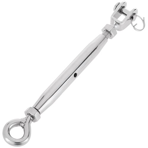 Tendeur de câble en acier. Modèle de fourche à anneau fileté 10 mm