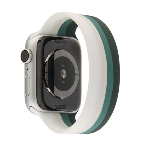 Bracelet en silicone élastique multicolore pour Apple Watch Series 6/ SE/ 5/ 4 40mm - Multicolore#5(Taille L)