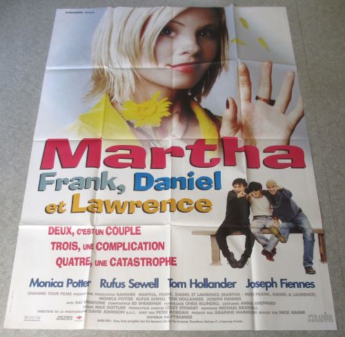 Martha, Franck, Daniel et Lawrence AFFICHE CINEMA ORIGINALE