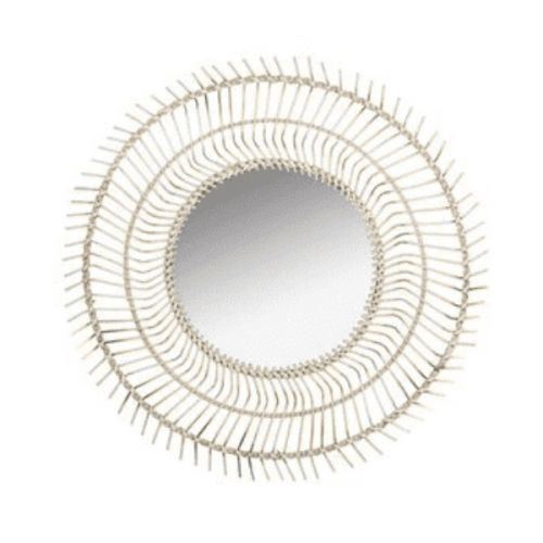 Miroir (77 x 4 x 77 cm) Bambou