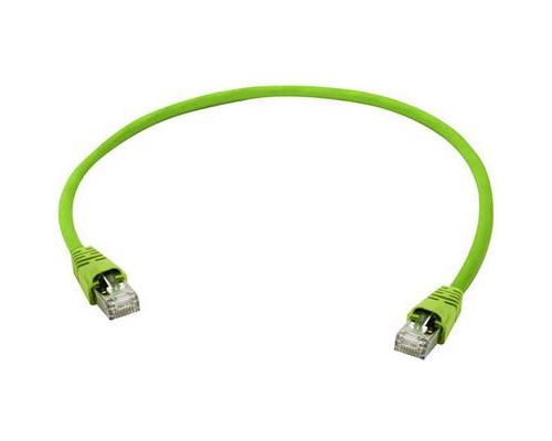 Câble de raccordement réseau informatique RJ45 Telegärtner L00004A0084 CAT 6a S/FTP vert 7.50 m