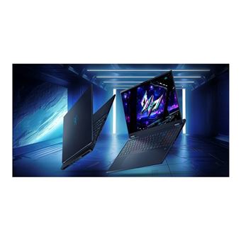 Acer Predator Helios Neo 16S AI PHN16S-71 - Intel Core Ultra 9 - 275HX / jusqu'à 5.4 GHz - Win 11 Pro - GeForce RTX 5070 Ti - 64 Go RAM - 1.024 To SSD NVMe x 2 - 16" OLED 2560 x 1600 (WQXGA) @ 240 Hz - 5 Gigabit Ethernet - Wi-Fi 6E, Bluetooth - noir abys