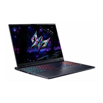 Acer Predator Helios Neo 16S AI PHN16S-71 - Intel Core Ultra 9 - 275HX / jusqu'à 5.4 GHz - Win 11 Pro - GeForce RTX 5070 Ti - 64 Go RAM - 1.024 To SSD NVMe x 2 - 16" OLED 2560 x 1600 (WQXGA) @ 240 Hz - 5 Gigabit Ethernet - Wi-Fi 6E, Bluetooth - noir abys