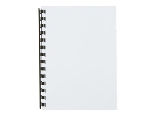 GBC CombBind - 8 mm - 14 anneaux - A5 (148 x 210 mm) - 95 feuilles - noir - 100 unités peigne de reliure en plastique - pour P/N: 2101435, 4400399, IB271106, IB271717