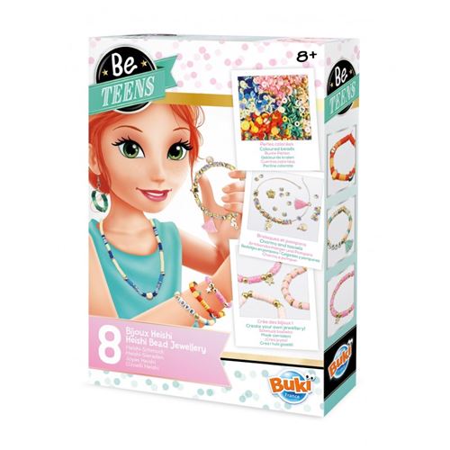 Non Communiqué Aqua 8 Bijoux Heishi Perles Colorees