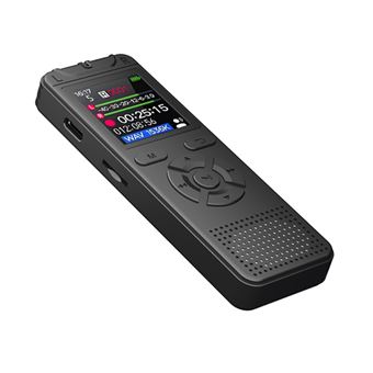 Acheter Le plus petit enregistreur vocal professionnel de 8 Go, mini dictaphone audio numérique + lecteur MP3