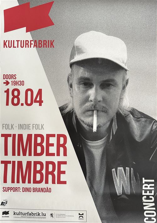 Affiche - Timber Timbre - Concert 2024 - 60x85cm État correct - N/A reconditionné disponible sur Fnac
