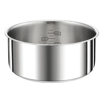 L8982904 INGENIO PREFERENCE Casserole 18 cm, inox, poignée vendue séparément, tous feux dont induction