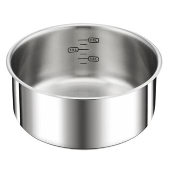 L8982904 INGENIO PREFERENCE Casserole 18 cm, inox, poignée vendue séparément, tous feux dont induction