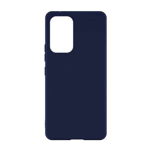 Avizar Coque pour Samsung Galaxy A53 5G Silicone Flexible Finition Soft-touch Anti-traces Avizar Bleu Nuit