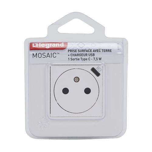 Legrand Blanc Mosaic Usb Type-C - Image 4