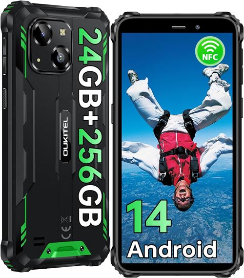 4G SmartPhone OUKITEL WP32 Pro 6 6Go 256Go Dual SIM-Vert