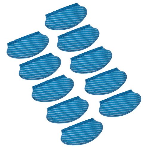 vhbw Lot de 10 lingettes compatible avec Ecovacs Deebot Ozmo 920, 950 aspirateur robot